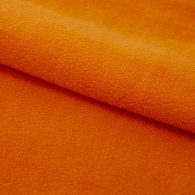 Флис DTY 16-1358, 250 г/м2, шир. 150 см, цвет оранжевый - купить в Москве. Цена 640.46 руб.