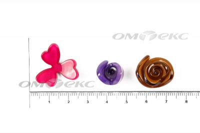 Украшение "Розы малые №1" 20мм - купить в Москве. Цена: 32.49 руб.