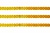 Пайетки "ОмТекс" на нитях, CREAM, 6 мм С / упак.73+/-1м, цв. 92 - золото - купить в Москве. Цена: 484.77 руб.