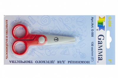 Ножницы G-508 детские 130 мм - купить в Москве. Цена: 118.32 руб.