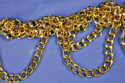 Цепь металл декоративная №11 (17*13) золото (10+/-1 м)  - купить в Москве. Цена: 1 341.87 руб.