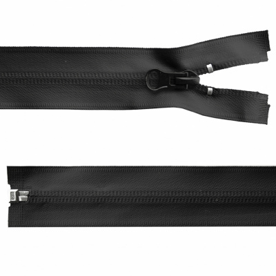 Молния водонепроницаемая PVC Т-7, 100 см, разъемная, цвет чёрный - купить в Москве. Цена: 61.89 руб.
