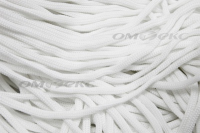 Шнур Т-02 (4с2) мелкое плетение 4мм 100 м белый - купить в Москве. Цена: 2.50 руб.