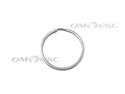 Кольцо металлическое d-20 мм, цв.-никель - купить в Москве. Цена: 3.19 руб.