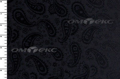 Ткань подкладочная жаккард Р14098, чёрный, 85 г/м2, шир. 150 см, 230T - купить в Москве. Цена 166.45 руб.