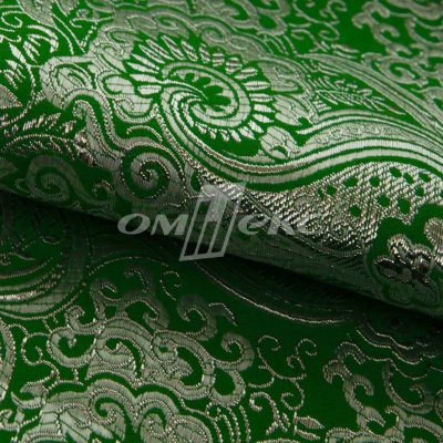 Ткань костюмная жаккард №4, 140 гр/м2, шир.150см, цвет зелёный - купить в Москве. Цена 383.29 руб.