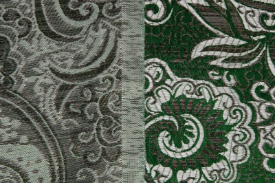Ткань костюмная жаккард, 135 гр/м2, шир.150см, цвет зелёный№4 - купить в Москве. Цена 441.94 руб.