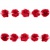 Тесьма плетеная "Рюш", упак. 9,14 м, цвет красный - купить в Москве. Цена: 46.82 руб.