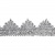 Тесьма металлизированная 0384-0240, шир. 40 мм/уп. 25+/-1 м, цвет серебро - купить в Москве. Цена: 490.74 руб.