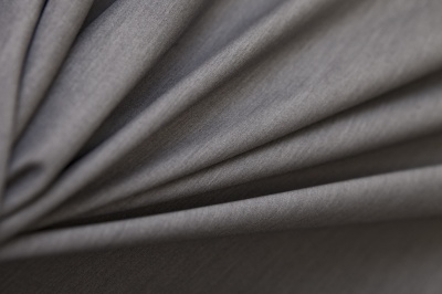 Костюмная ткань с вискозой "Флоренция", 195 гр/м2, шир.150см, цвет св.серый - купить в Москве. Цена 491.97 руб.