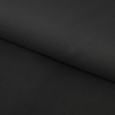 Костюмная ткань "Элис", 200 гр/м2, шир.150см, цвет чёрный - купить в Москве. Цена 306.20 руб.