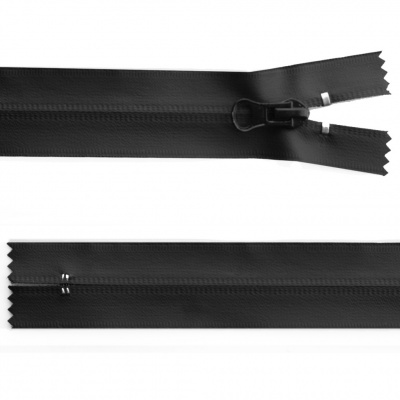 Молния водонепроницаемая PVC Т-7, 20 см, неразъемная, цвет чёрный - купить в Москве. Цена: 21.56 руб.