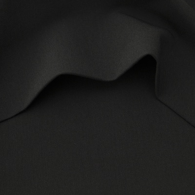 Костюмная ткань с вискозой "Меган", 210 гр/м2, шир.150см, цвет чёрный - купить в Москве. Цена 378.55 руб.