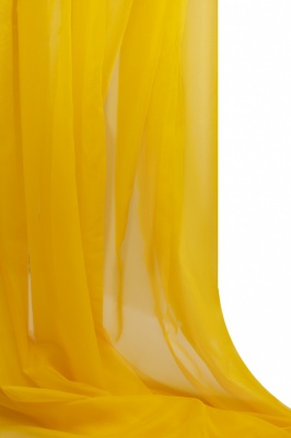 Портьерный капрон 13-0858, 47 гр/м2, шир.300см, цвет 21/жёлтый - купить в Москве. Цена 137.27 руб.