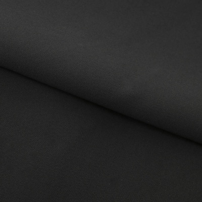 Костюмная ткань "Элис", 220 гр/м2, шир.150 см, цвет чёрный - купить в Москве. Цена 308 руб.