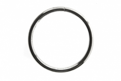 Кольцо металлическое №40 мм, цв.-никель - купить в Москве. Цена: 4.45 руб.