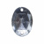 Стразы пришивные акриловые арт.#39/10 - "Кристал", 10х14 мм - купить в Москве. Цена: 0.69 руб.