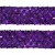 Тесьма с пайетками 12, шир. 35 мм/уп. 25+/-1 м, цвет фиолет - купить в Москве. Цена: 1 308.30 руб.