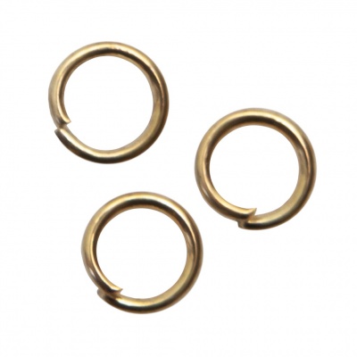 Кольцо  соединительное для бижутерии 5 мм, цв.-золото - купить в Москве. Цена: 0.44 руб.