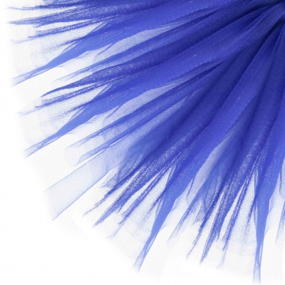 Фатин матовый 16-101, 12 гр/м2, шир.300см, цвет т.синий - купить в Москве. Цена 100.92 руб.