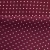 Креп стрейч Амузен, 85 г/м2, 19-2024 (темный рубин)/белый мелкий горох, шир.150 см - купить в Москве. Цена 220.50 руб.