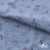 Ткань Муслин принт, 100% хлопок, 125 гр/м2, шир. 140 см, #2308 цв. 69 серо-голубой с цветком - купить в Москве. Цена 413.11 руб.