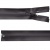 Молния водонепроницаемая PVC Т-7, 60 см, разъемная, цвет (301) т.серый - купить в Москве. Цена: 49.39 руб.