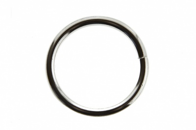 Кольцо металлическое d-32 мм, цв.-никель - купить в Москве. Цена: 3.54 руб.