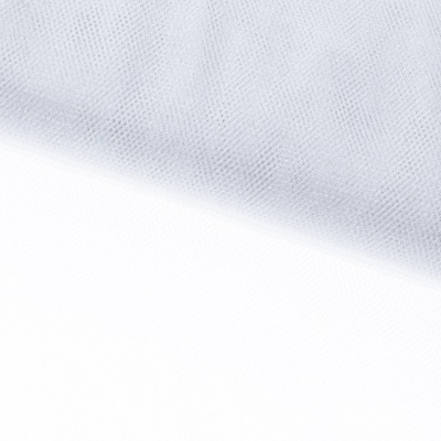Трикотажное полотно Тюль Кристалл, 100% полиэфир, 16-01/белый, 15гр/м2, шир.160см. - купить в Москве. Цена 129.70 руб.