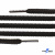 Шнурки #106-09, круглые 130 см, цв.чёрный - купить в Москве. Цена: 21.92 руб.