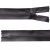 Молния водонепроницаемая PVC Т-7, 20 см, неразъемная, цвет (301)-т.серый - купить в Москве. Цена: 21.56 руб.
