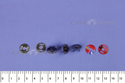 Кнопки магнитные МКМ-02, диам. 18 мм, чёрный никель - купить в Москве. Цена: 14.49 руб.
