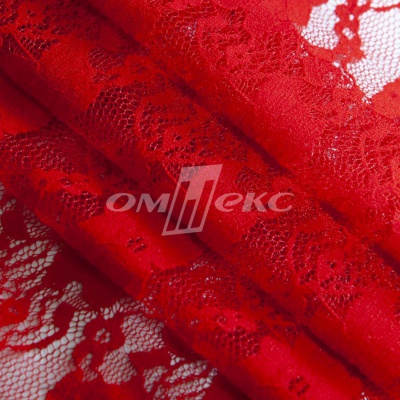 Кружевное полотно стрейч 15A61/RED, 100 гр/м2, шир.150см - купить в Москве. Цена 1 580.95 руб.