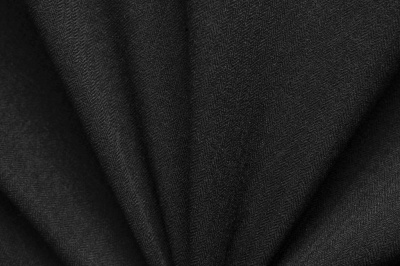 Ткань костюмная 21699 1144/1178, 236 гр/м2, шир.150см, цвет чёрный - купить в Москве. Цена 455.40 руб.