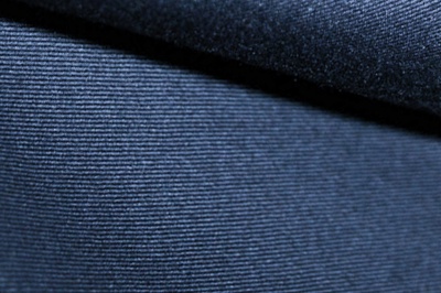 Ткань костюмная 8874/3, цвет темно-синий, 100% полиэфир - купить в Москве. Цена 433.60 руб.