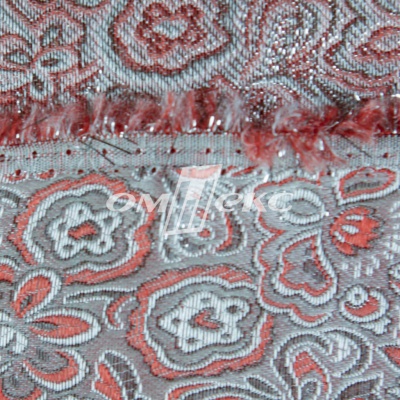 Ткань костюмная жаккард, 135 гр/м2, шир.150см, цвет красный№12 - купить в Москве. Цена 441.92 руб.