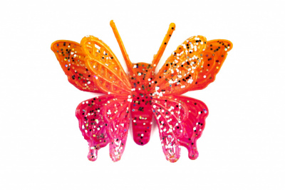 Бабочка декоративная пластиковая #10 - купить в Москве. Цена: 7.09 руб.
