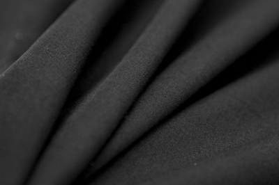 Костюмная ткань с вискозой "Флоренция", 195 гр/м2, шир.150см, цвет чёрный - купить в Москве. Цена 502.24 руб.