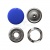 Кнопка рубашечная (закрытая) 9,5мм - эмаль, цв.168 - голубой - купить в Москве. Цена: 4.77 руб.