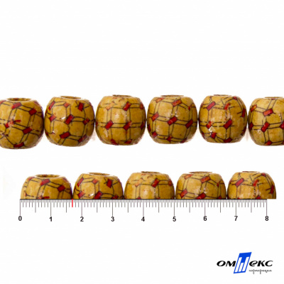 0189-Бусины деревянные "ОмТекс", 17 мм, упак.50+/-3шт - купить в Москве. Цена: 83.66 руб.