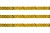 Пайетки "ОмТекс" на нитях, SILVER SHINING, 6 мм F / упак.91+/-1м, цв. 48 - золото - купить в Москве. Цена: 356.19 руб.