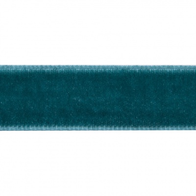 Лента бархатная нейлон, шир.12 мм, (упак. 45,7м), цв.65-изумруд - купить в Москве. Цена: 392 руб.