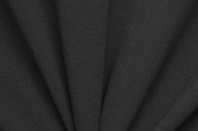 Костюмная ткань с вискозой "Бриджит", 210 гр/м2, шир.150см, цвет чёрный - купить в Москве. Цена 564.96 руб.