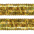 Тесьма с пайетками D16, шир. 20 мм/уп. 25+/-1 м, цвет золото - купить в Москве. Цена: 778.19 руб.