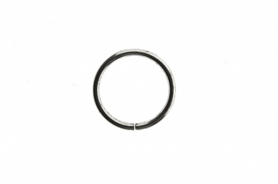 Кольцо металлическое d-15 мм, цв.-никель - купить в Москве. Цена: 2.45 руб.