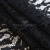 Кружевное полотно #2307, 145 гр/м2, шир.150см, цвет чёрный - купить в Москве. Цена 449.07 руб.