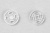 Кнопки пришивные пластиковые 11,5 мм, блистер 24шт, цв.-прозрачные - купить в Москве. Цена: 59.44 руб.