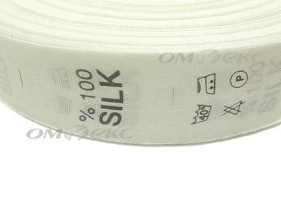 Состав и уход за тк.100% Silk (1000 шт) - купить в Москве. Цена: 520.46 руб.