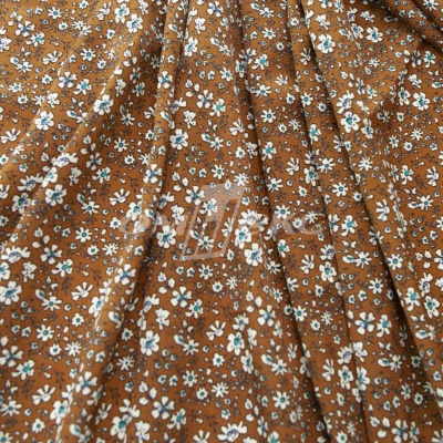 Плательная ткань "Фламенко" 11.1, 80 гр/м2, шир.150 см, принт растительный - купить в Москве. Цена 239.03 руб.