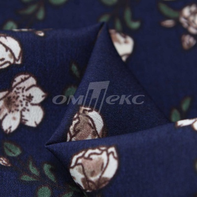 Плательная ткань "Фламенко" 3.2, 80 гр/м2, шир.150 см, принт растительный - купить в Москве. Цена 239.03 руб.